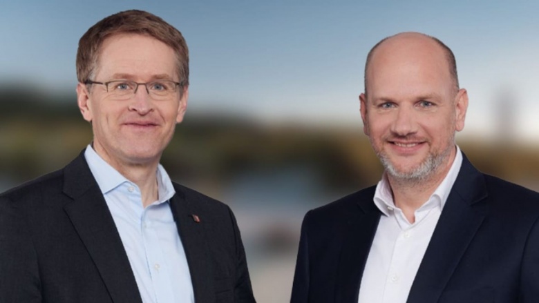Daniel Günther mit Niclas Herbst Daniel Günther mit Niclas Herbst