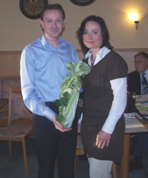 Michael Keller wird als stellv. Vorsitzender verabschiedet.
