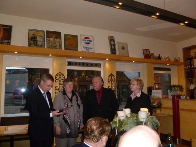 25 Jahre CDU-Mitgliedschaftv.l.n.r.: Geerdts, Bühse, Skodda, Krebs