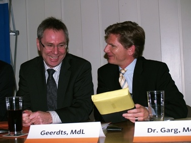 Torsten Geerdts und Dr. Heiner Garg, MdL