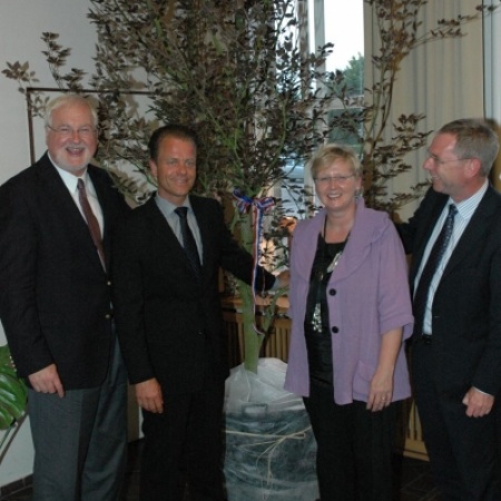 Peter Harry Carstensen, Wolf Rüdiger Fehrs, Sabine Krebs und Torsten Geerdts (v.r.n.l.)