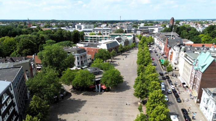 Der Großflecken in Neumünster